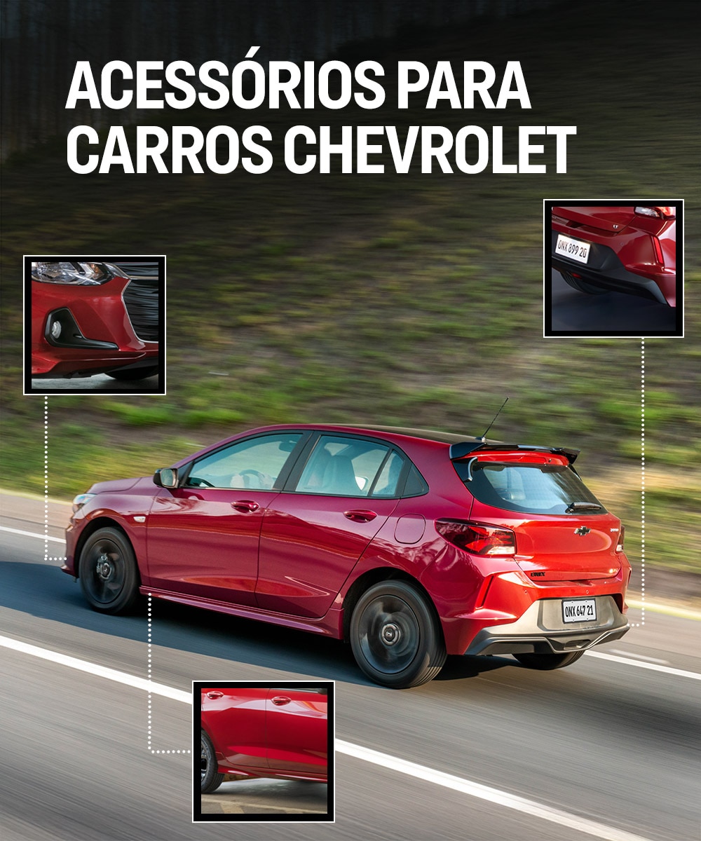 Acessórios automotivos Chevrolet na Pedragon em Manaus