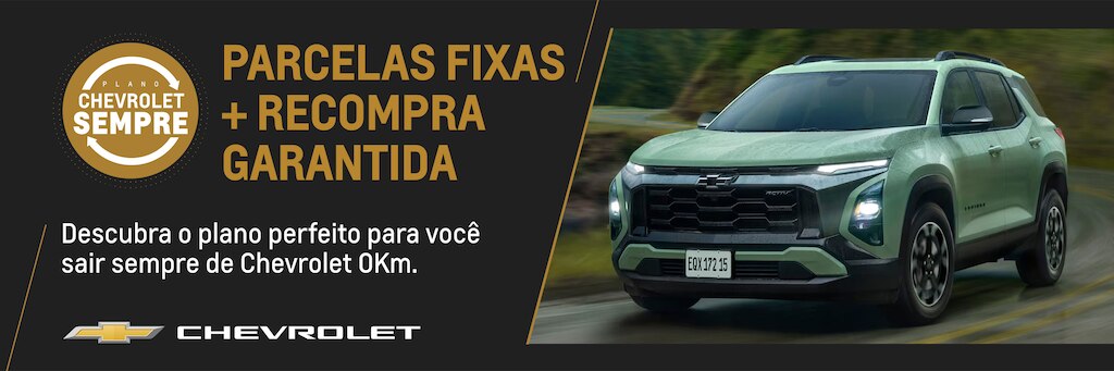 Plano Chevrolet Sempre é na Pedragon Manaus